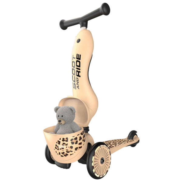 Trotinetă pentru copii cu trei roți Scoot and Ride Highway Kick 1 Lifestyle () Beige 1 an, , Din PU photo 6