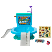 Set jucării Mattel Hot Wheels Flush & Go Skate Bowl HXL16 Multicolor Pentru copii, 5+
