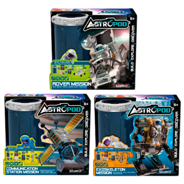 Интерактивная игрушка Silverlit Astropod Single missions A Playset 80331 Разноцветный Для детей, 6+ photo 1