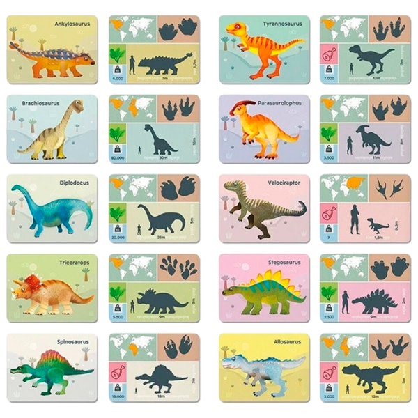 Set jucării As Dinozaur Magnet Box Dinosaurs 1029-64066 Multicolor Pentru copii, 3+ photo 1