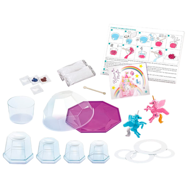 Set jucării 4M Crystal Growing Magical Unicorn 00-03928 Multicolor Pentru copii, 10+ photo 2