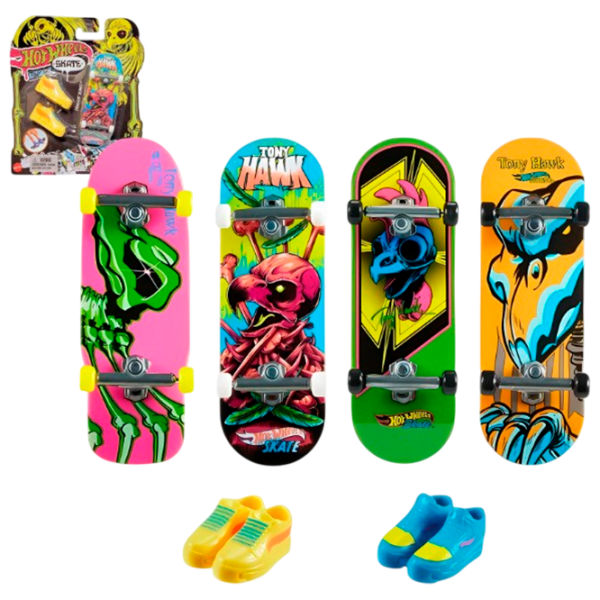 Интерактивная игрушка Hot Wheels Neon Skate Tony Hawk HPG21 Разноцветный Для детей, 5+ photo 1
