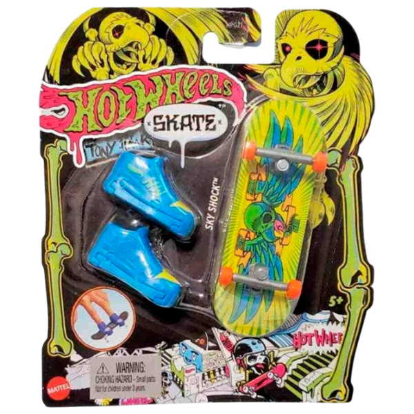 Интерактивная игрушка Hot Wheels Neon Skate Tony Hawk HPG21 Разноцветный Для детей, 5+ photo 4