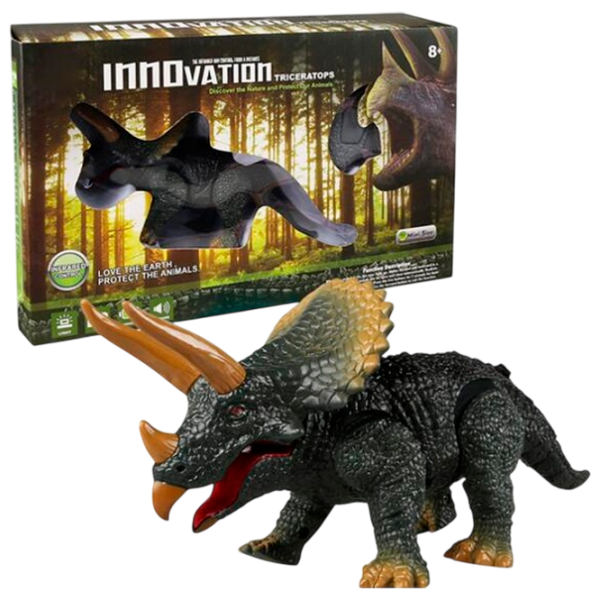Jucărie Essa Toys Dinozaur Triceratops 9988 Multicolor Pentru copii, 3+ photo 1
