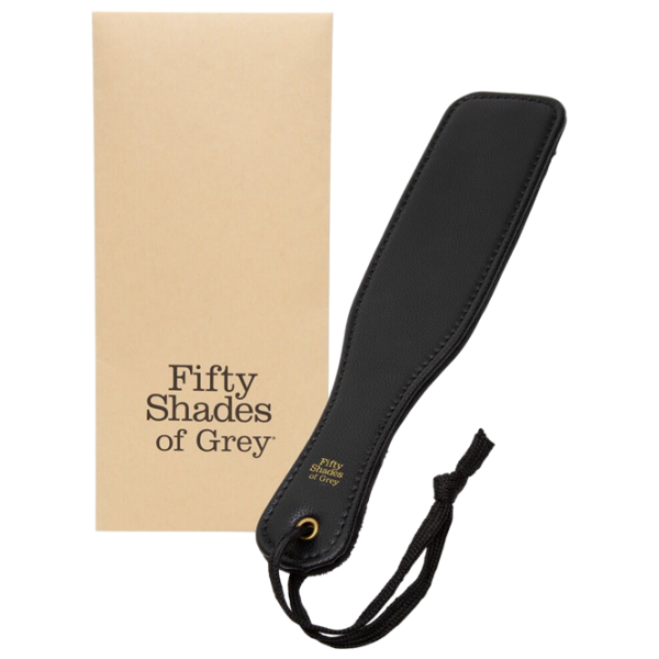 Плётка Fifty Shades of Grey Bound to You Small Paddle Черный  photo 5