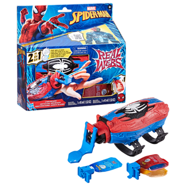 Игровой набор Hasbro Avengers SPD Role play Real Webs Ultimate Web Blaster F8734 Разноцветный Для мальчиков, 5+ photo 2