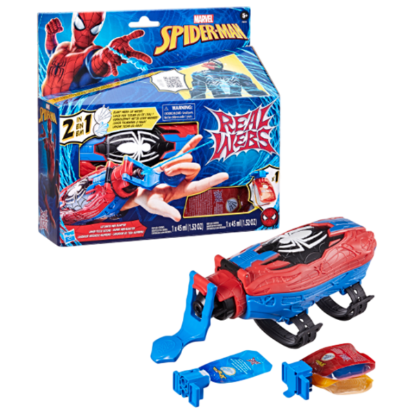 Игровой набор Hasbro Avengers SPD Role play Real Webs Ultimate Web Blaster F8734 Разноцветный Для мальчиков, 5+ photo 2
