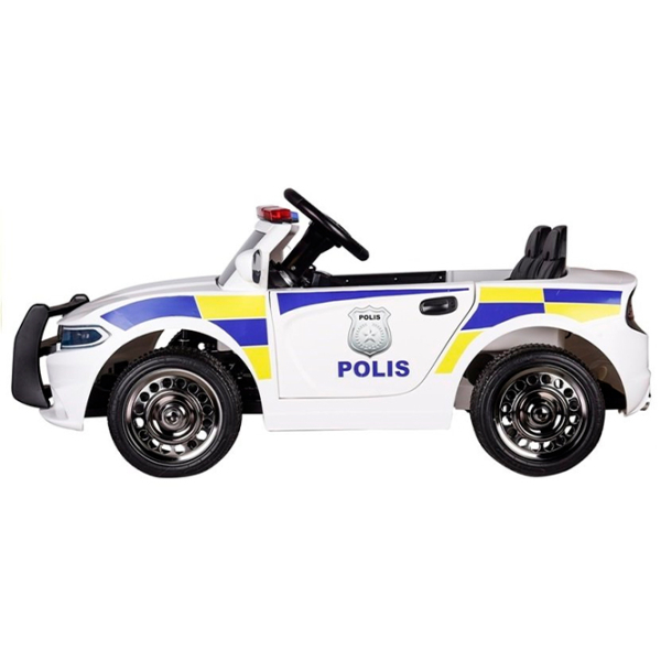 Электромобиль Lean Cars Police Белый 3+ | 30 кг | 5 км/ч photo 2