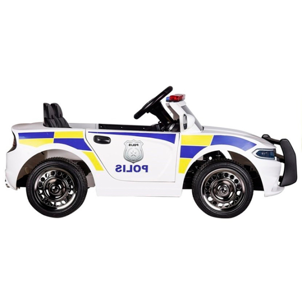 Электромобиль Lean Cars Police Белый 3+ | 30 кг | 5 км/ч photo 3