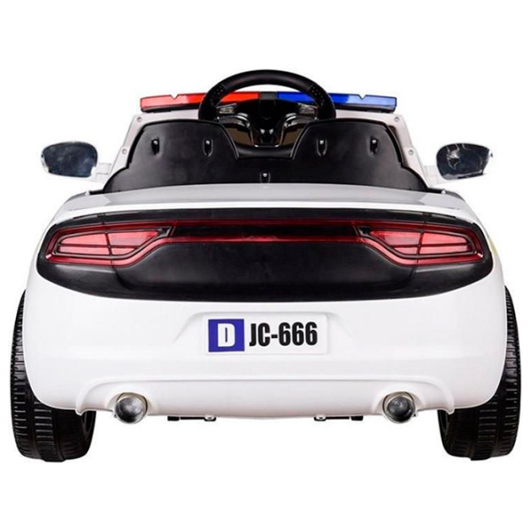 Электромобиль Lean Cars Police Белый 3+ | 30 кг | 5 км/ч photo 5