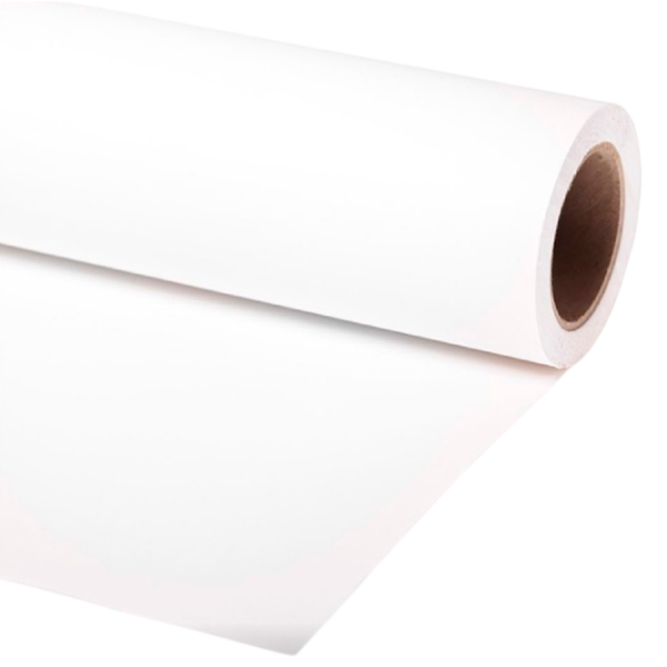 Fundal foto Manfrotto Paper White Lățime ecran: 1100 cm, Înălțime ecran: 135 cm photo 1