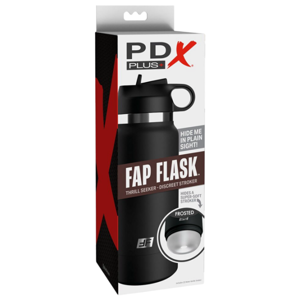 Мастурбатор PDX Plus Fap Flask Thrill Seeker Черный  photo 3