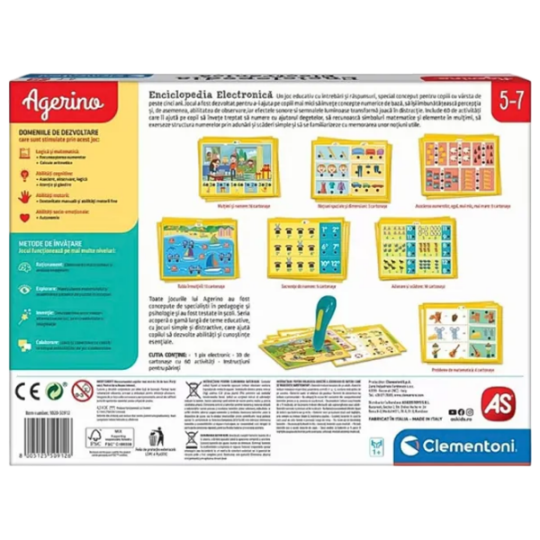 Joc educativ Clementoni Electronic encyclopedia Dezvoltare, 1+ photo 3