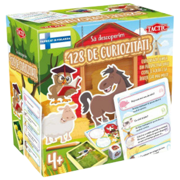 Настольная игра Tactic Let's reveal 128 curious facts Развитие, 4+ photo 1