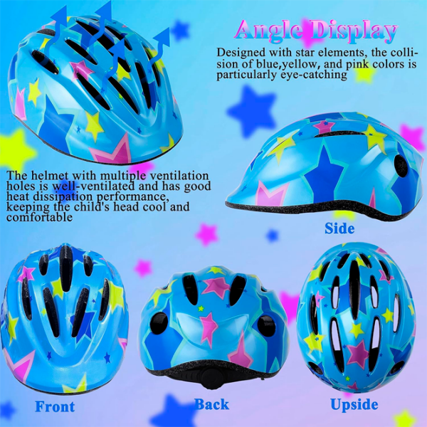 Экипировка для транспорта Lamsion Helmet + Elbow Knee Pads, Roadking Синий Разноцветный Синий Разноцветный photo 3