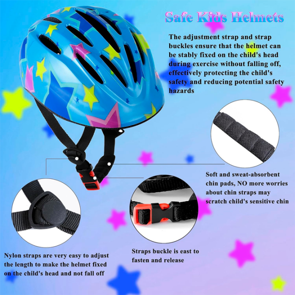 Экипировка для транспорта Lamsion Helmet + Elbow Knee Pads, Roadking Синий Разноцветный Синий Разноцветный photo 4
