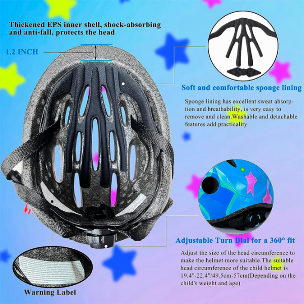 Экипировка для транспорта Lamsion Helmet + Elbow Knee Pads, Roadking Синий Разноцветный Синий Разноцветный photo 5