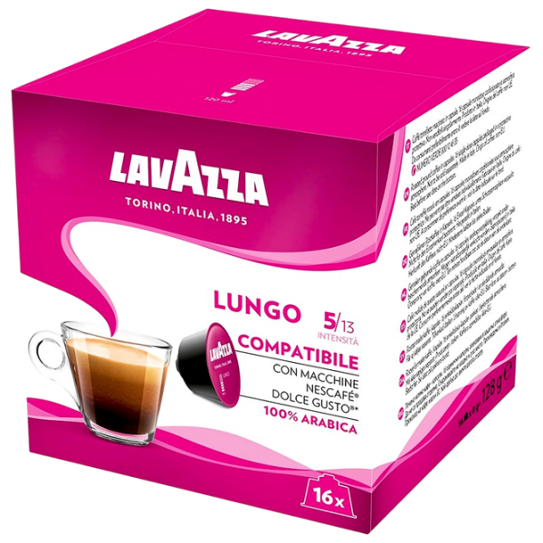 Кофе LAVAZZA Dolce Gusto Lungo 128 г Капсулы photo 1
