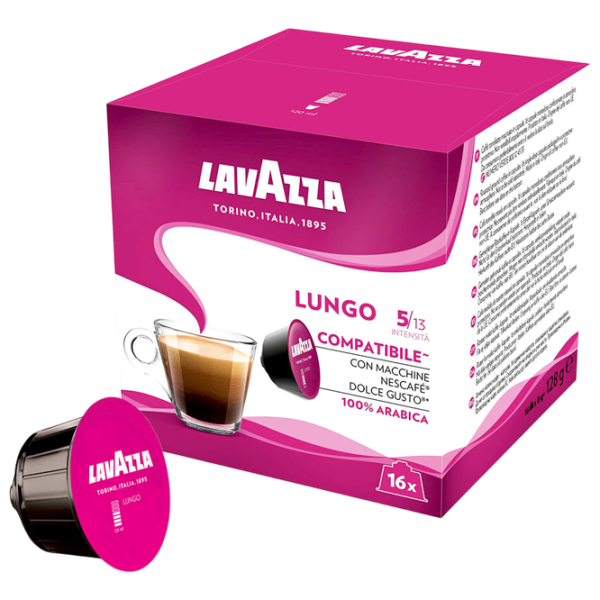 Кофе LAVAZZA Dolce Gusto Lungo 128 г Капсулы photo 2