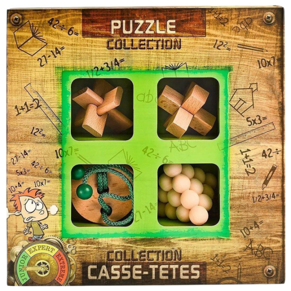Joc de masă Eureka JUNIOR Wooden Puzzles collection Joc de logică, 6+ photo 1