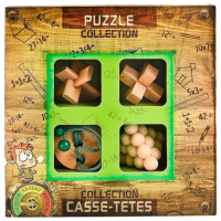 Joc de masă Eureka JUNIOR Wooden Puzzles collection Joc de logică, 6+