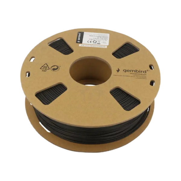 Филамент Gembird 3DP-PLA-01-MTBK Черный  photo 2