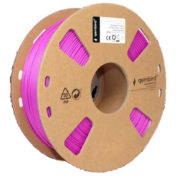 Филамент Gembird 3DP-PLA1.75-01-PR Пурпурный  photo 2