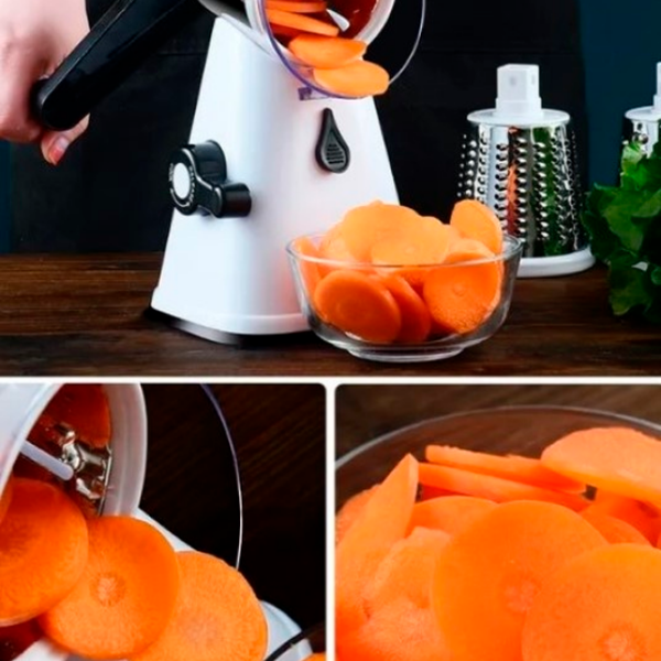 Răzătoare 4Life Vegetable Cutter White Multifuncțională / Oțel inoxidabil photo 3