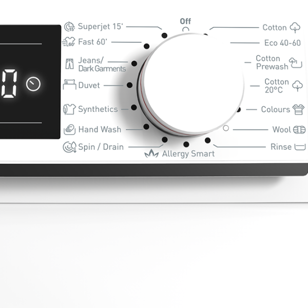 Mașină de spălat SHARP ES-NFB9141WD-EE White 9 kg, 1400 rpm, D photo 6