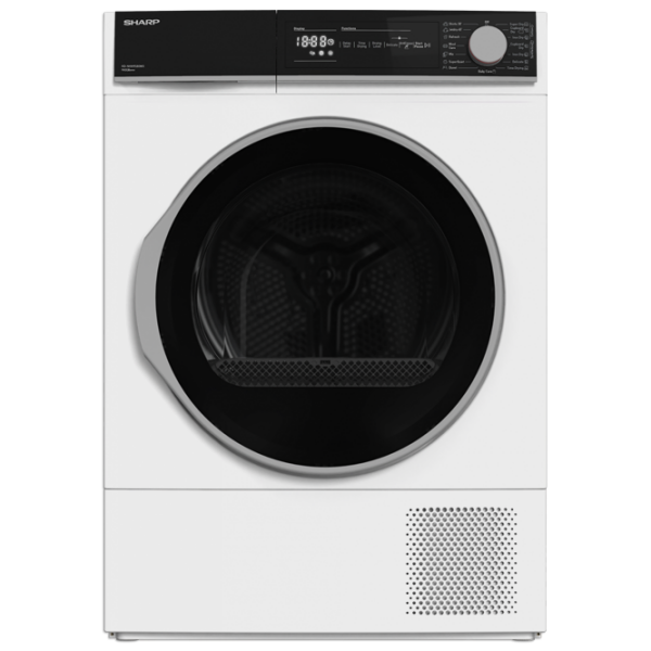 Mașină de uscat rufe SHARP KD-NHH9S8GW3-EE White 9 kg, A+++ photo 1