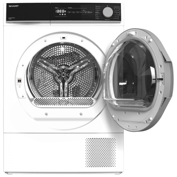 Mașină de uscat rufe SHARP KD-NHH9S8GW3-EE White 9 kg, A+++ photo 3