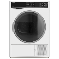 Mașină de uscat rufe SHARP KD-HHH9S8GW3EE White 9 kg, A+++