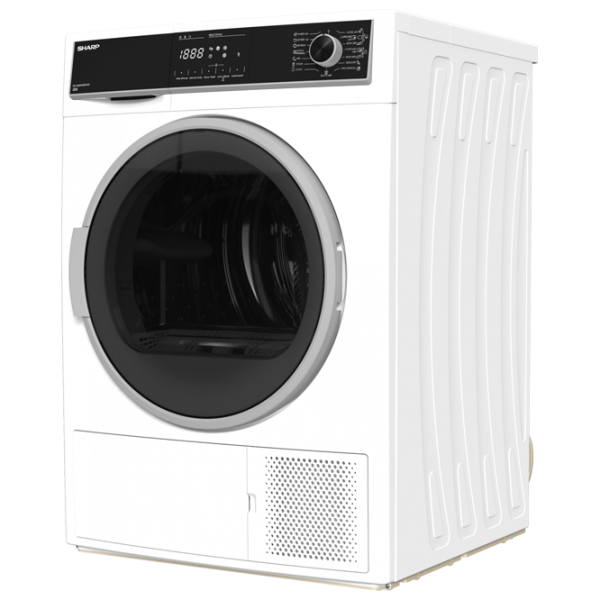 Mașină de uscat rufe SHARP KD-HHH9S8GW3EE White 9 kg, A+++ photo 2