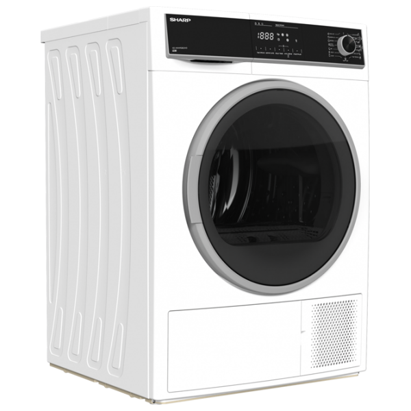 Mașină de uscat rufe SHARP KD-HHH9S8GW3EE White 9 kg, A+++ photo 3