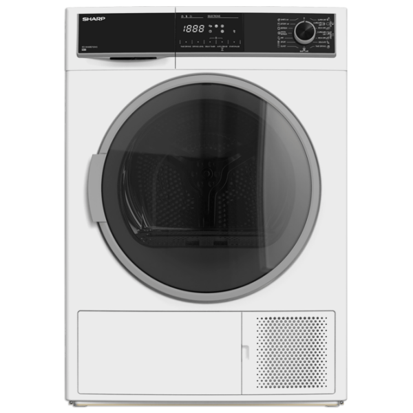 Mașină de uscat rufe SHARP KDHHH8S7GW2EE White 8 kg, A++ photo 1