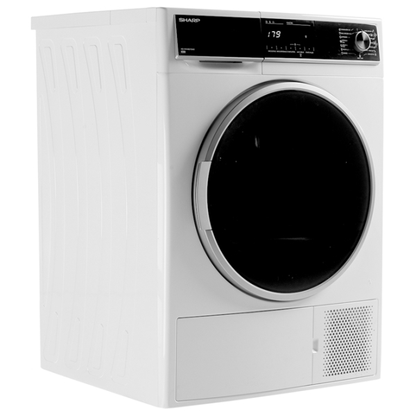 Mașină de uscat rufe SHARP KDHHH8S7GW2EE White 8 kg, A++ photo 3