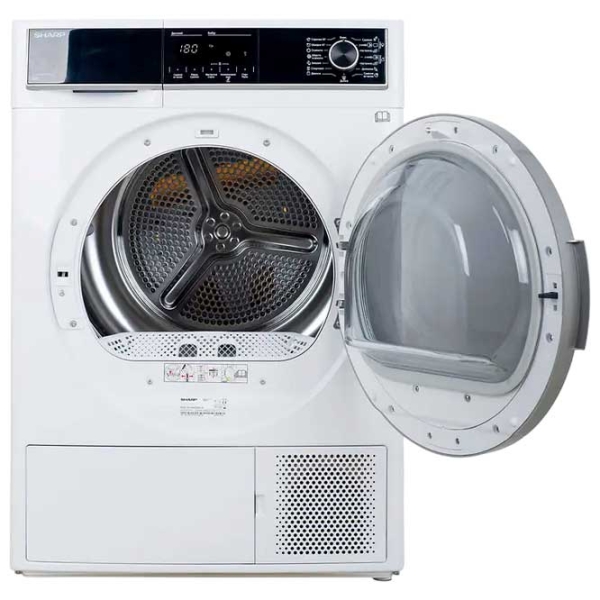 Mașină de uscat rufe SHARP KDHHH8S7GW2EE White 8 kg, A++ photo 4