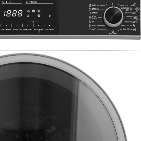 Mașină de uscat rufe SHARP KDHHH8S7GW2EE White 8 kg, A++ photo 8