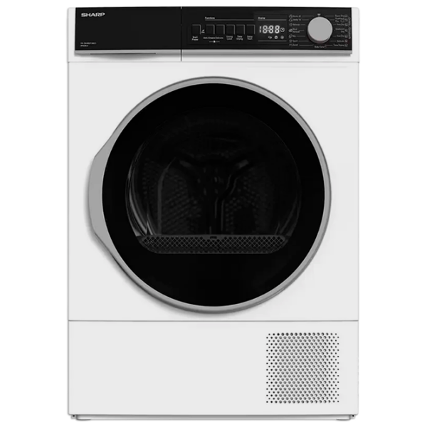 Mașină de uscat rufe SHARP KDNHB8S7GW21EE White 8 kg, A++ photo 1