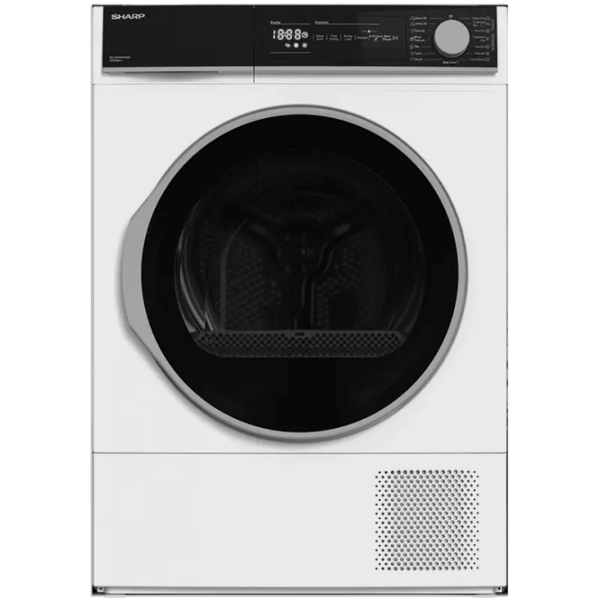 Mașină de uscat rufe SHARP KDNHH0S7GW21EE White 10 kg, A++ photo 1