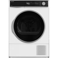 Mașină de uscat rufe SHARP KDNHH0S7GW21EE White 10 kg, A++