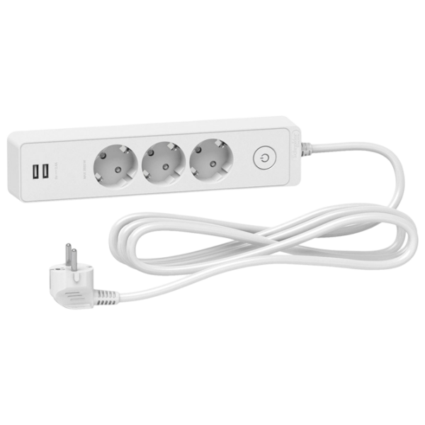 Удлинитель EMOS P1321PD 1.5 м Белый  photo 1