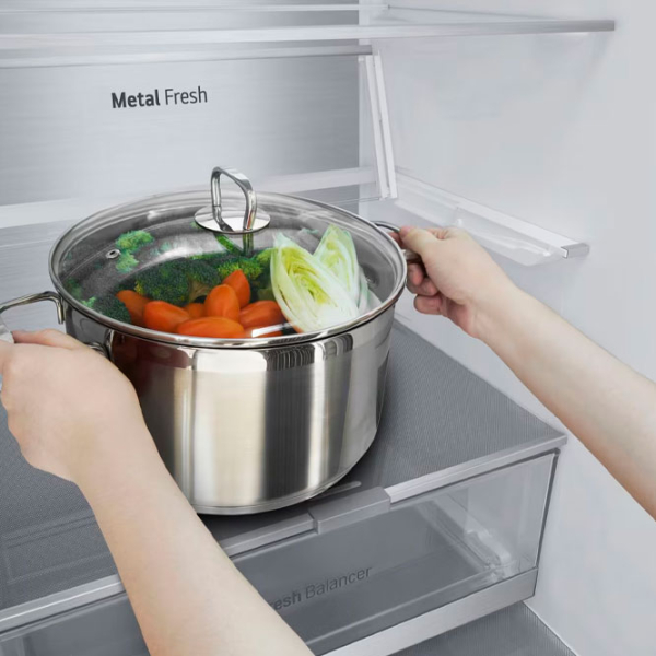 Frigider LG GBV7280BMB Inox 277l / No Frost, 110l / No Frost, B photo 9