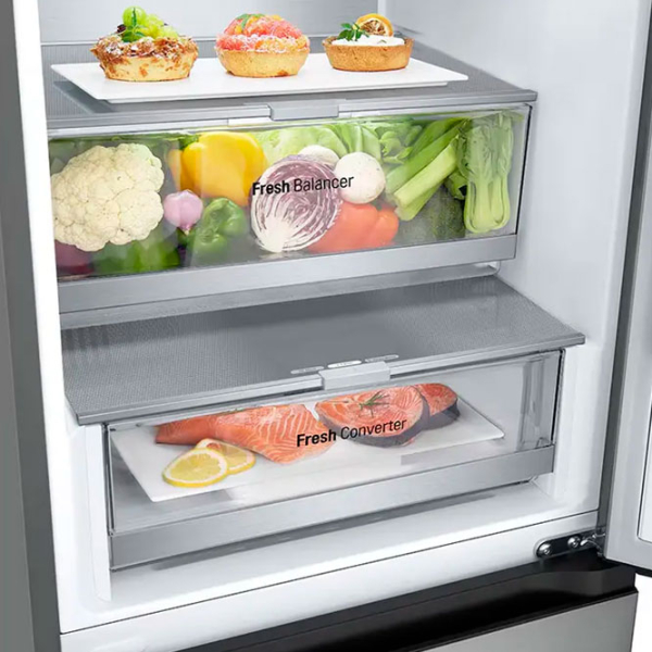 Frigider LG GBV7280BPY Inox 277l / No Frost, 110l / No Frost, B photo 11