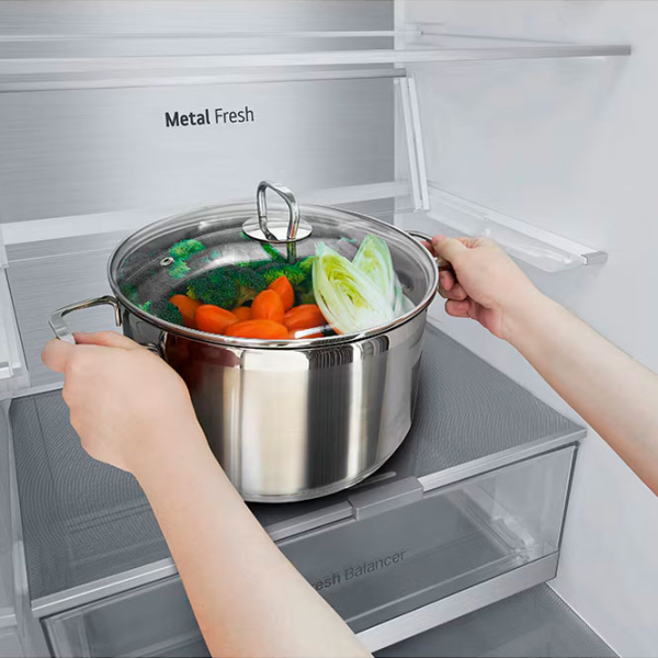 Frigider LG GBV7280BEV Black 277l / No Frost, 110l / No Frost, B photo 12
