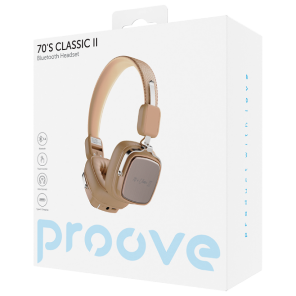 Căști Proove 70's Classic II Beige Fără fir / Personal / On the ear photo 2