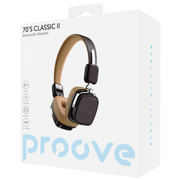 Căști Proove 70's Classic II Beige Fără fir / Personal / On the ear photo 2