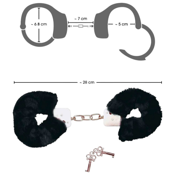 Наручники Bad Kitty Handschellen Черный  photo 3