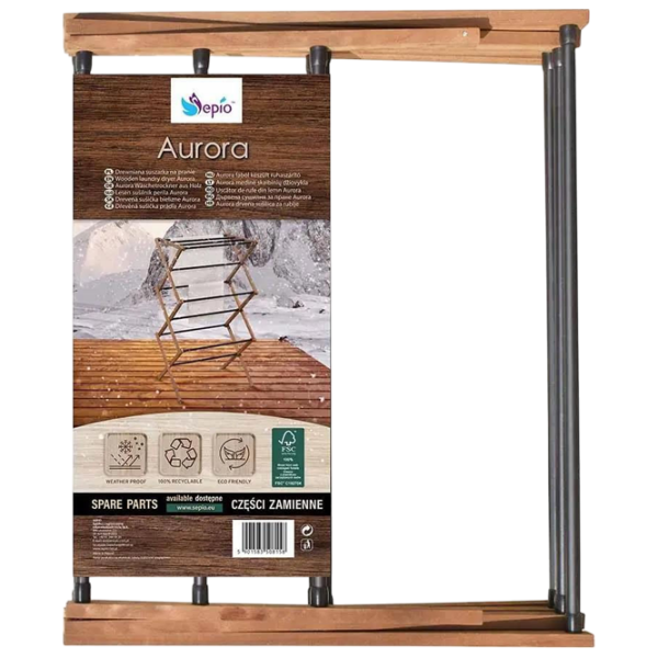 Сушилка для белья Sepio Aurora 8158 Wood Длина бельевой веревки: 7 м photo 4
