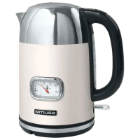 Ceainic electric Muse MS-020 SC Beige 2200 W, 1.7l, Material interior: 
